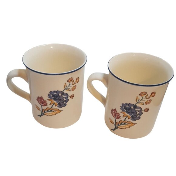 Boots Camargue Vintage Floral Design Coffee Cup Ireland Lot of Two - Picture 1 of 6